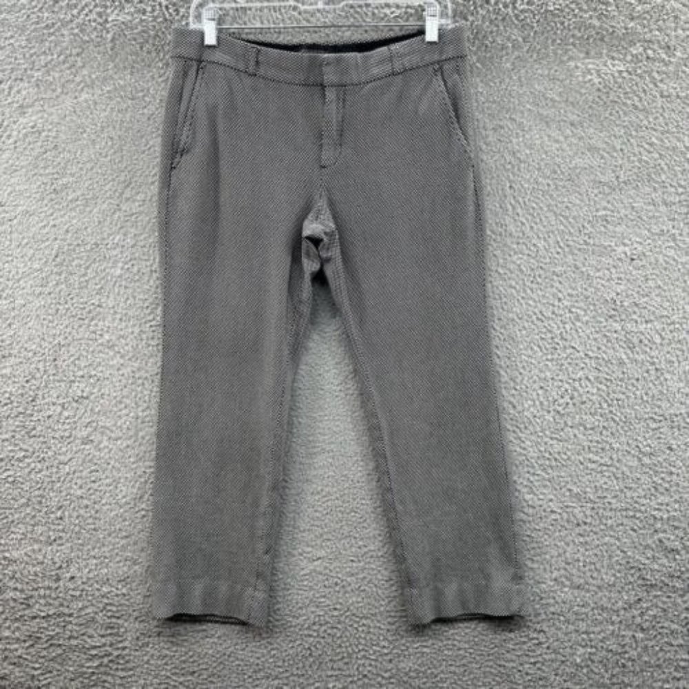 Banana Republic Pants Women's 10 Black &‎ White Ryan Style Dress Pants Ladies 10